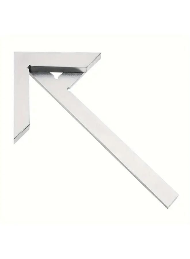 Carbon Steel Woodworking Square Ruler 45 90 Degree Angle Center Finder Precision Marking T Rule Layout Gauge - Image 4