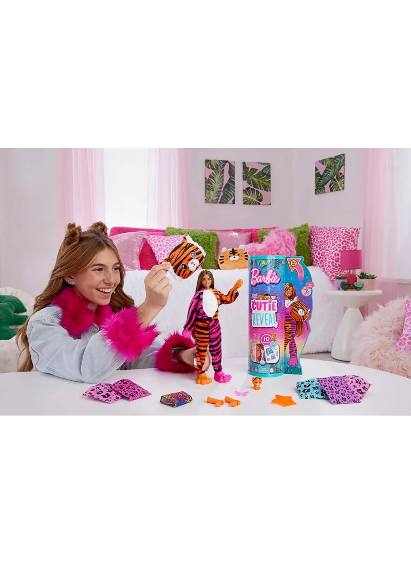 Barbie Cutie Reveal Dolls Tropical Jungle Series - Tiger, ages 3 and up, HKP99