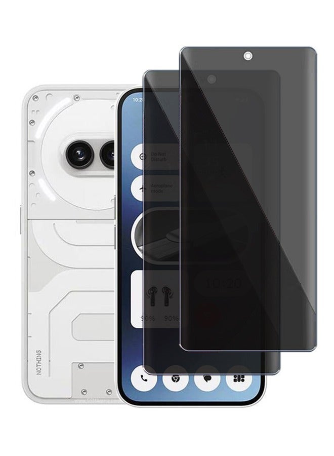 X-level 2 Pcs Privacy Screen Protector for Nothing Phone 2a Plus / 2a 2024 Tempered Glass, 9H Hardness Anti-Spy Anti-Scratch Anti-Dust Bubble-Free Tempered Film Easy Installation - Image 1