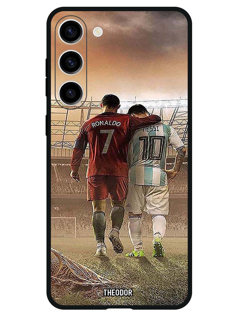 Theodor Protective Case Anti Scratch Shock Proof Bumper Cover For Samsung Galaxy S23 FE Ronaldo Messi - Image 1