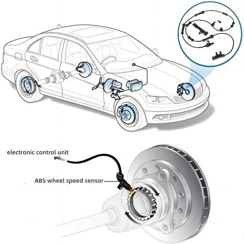 PANNUOSCS ABS Wheel Speed Sensor - Front Rear Left Driver and Right Passenger Side ABS Wheel Speed Sensor Compatible for Jeep Wrangler 3.6L 2007-2017 Jeep Wrangler 3.8L 2007-2011 68003281AA - Image 4