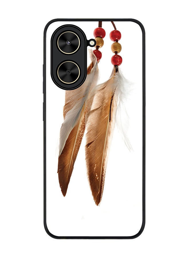 Stylizedd For Xiaomi Poco C71 / Redmi A5 4G Case,Slim fit Camera Protection, Shockproof Thin Phone cover  - Chief Longfeathers