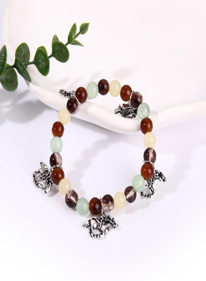 ARATLENCH Horse Beaded Stretch Bracelet Boho Western Country Kentucky Derby Charm Bracelets Horse Racing Fan Jewelry Accessory Gift (horses charm bracelet, 1) - Image 5