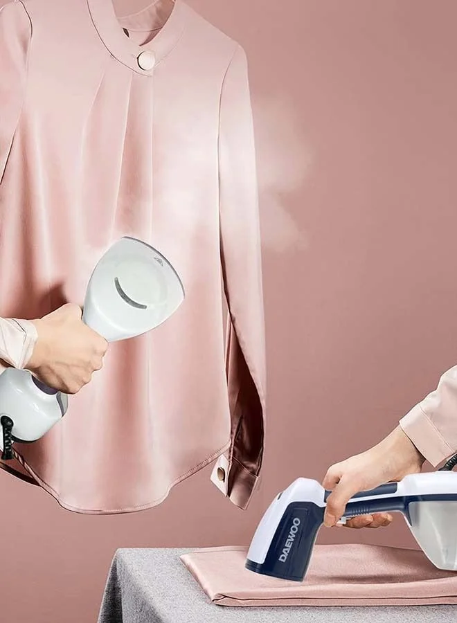 DAEWOO 1200W Portable Handheld Garment Steamer With Cloth And Lint Brush Korean Technology DGS8380B Blue