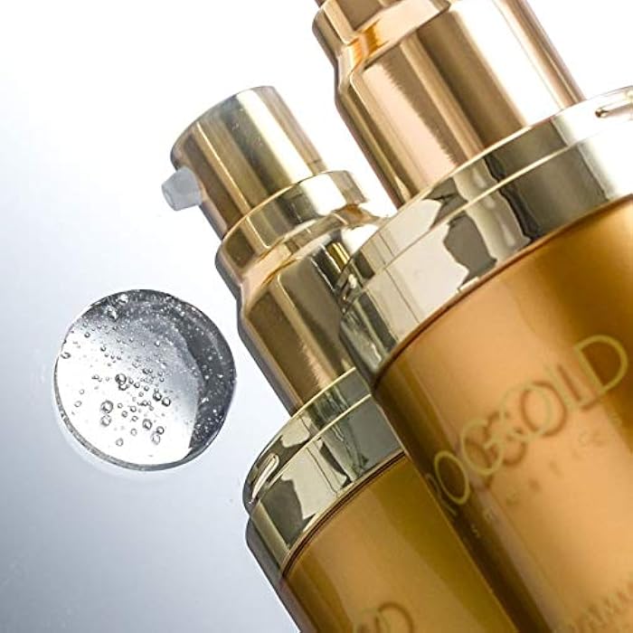 Orogold سيروم الوجه OROGOLD 24K فيتامين C - سيروم مضاد للشيخوخة مع الذهب - يحسن مظهر الخطوط الدقيقة والتجاعيد - يحتوي على فيتامين C، فيتامين E، فيتامين A - 1 أونصة سائلة. - Image 3
