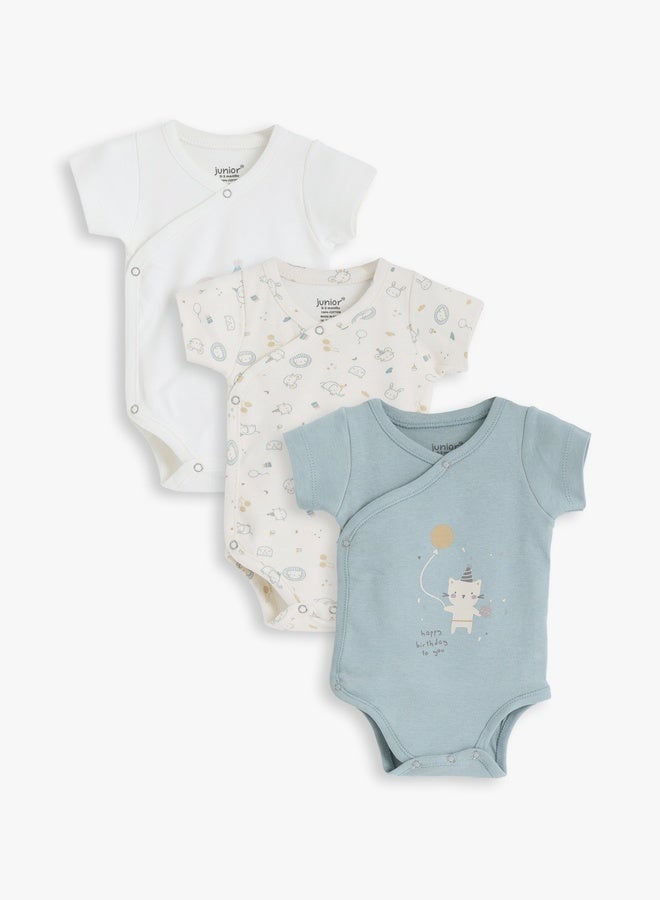 جونيور شاية قطن عبوة 3 قطع بيبي للجنسين - Image 1