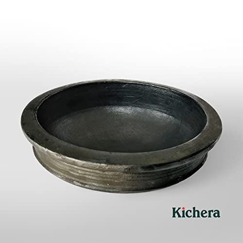 Kichera Pottery Earthen Kadai/Clay Pots for Cooking & Serving (2 Litre) - Image 3