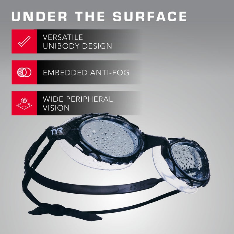 TYR Nest Pro Performance Goggle (Smoke) - Image 3