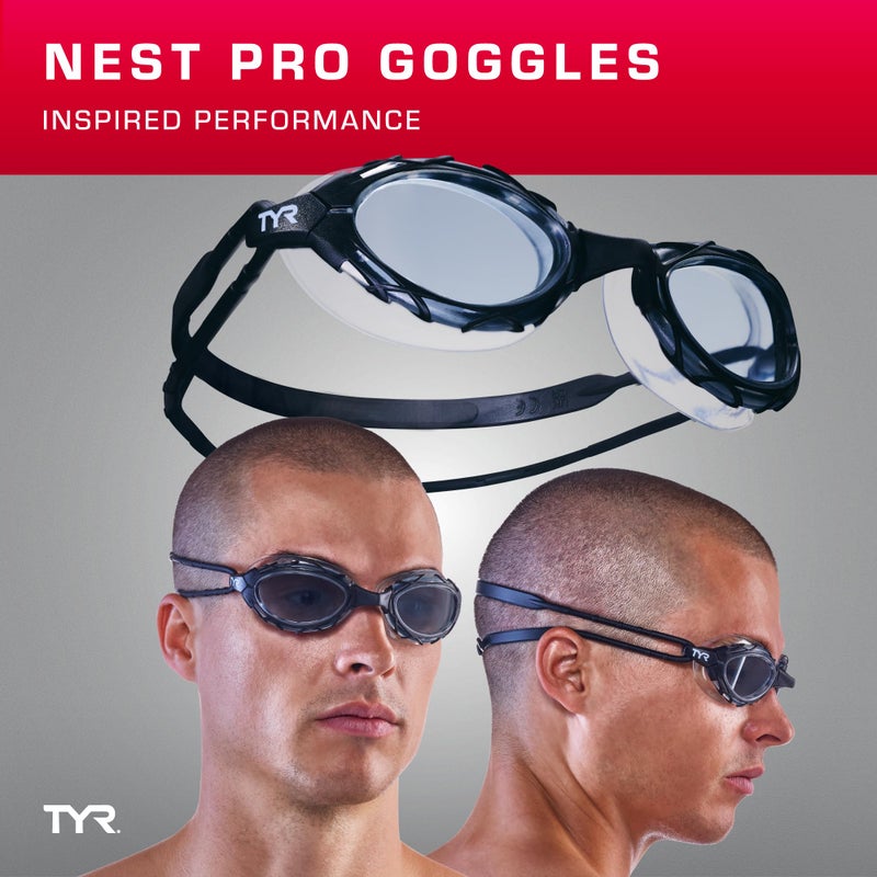 TYR Nest Pro Performance Goggle (Smoke) - Image 2