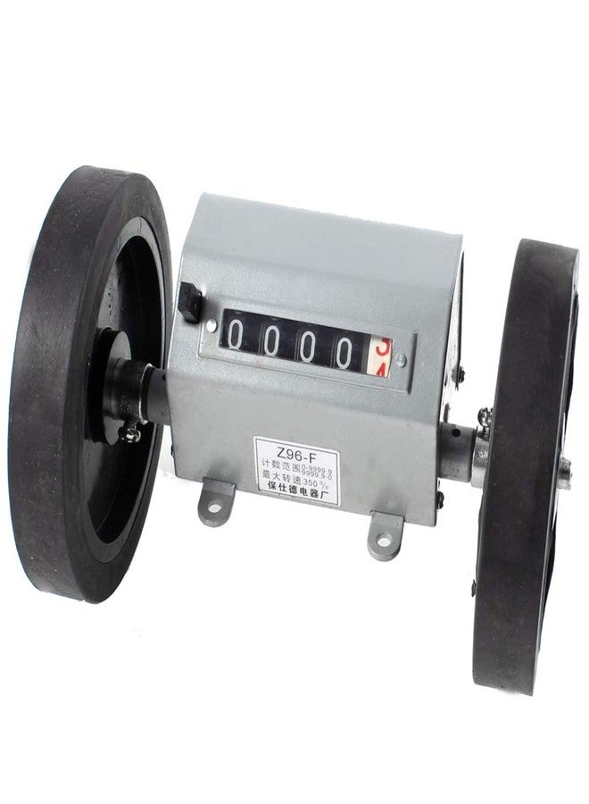 Mecion Roller-Type Yard Counter 5 Digit Meters Rolling Mechanical Length Counter Z96-F for Measuring Textile, Printing, Artificial Leather - Image 1