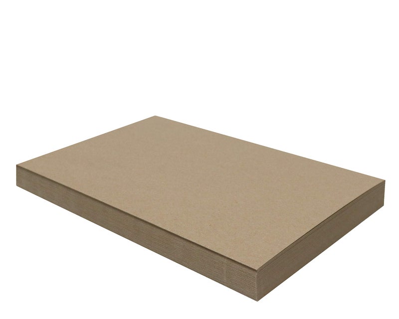 50 Chipboard Sheets 11 x 17 inch 30pt Point Medium Weight Brown Kraft Cardboard for Scrapbooking Picture Frame Backing 030 Caliper Thick Paper Board MagicWater Supply