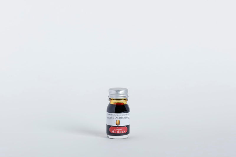 Jacques Herbin J. Herbin Fountain Pen Ink - 10 ml Bottled - Ambre de Birmanie - Image 4