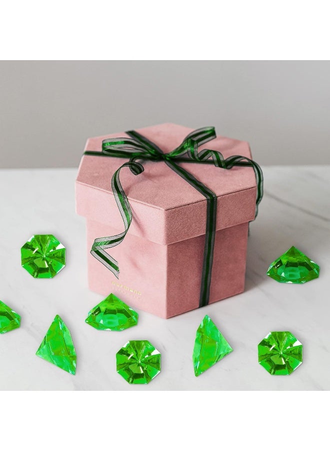 Super Z Outlet Acrylic Colorful Round Decorations for Table Scatter Vase Fillers Event Wedding Arts  Crafts Birthday Party Favor 36 Pieces Apple Green - Image 4