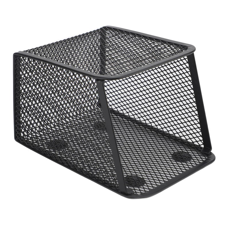 Magnetic Pen Holder Multifunctional Metal Mesh Stationary Organizer Storage Basket for Fridge Dry Erase Board Whiteboard 1Pcs - Image 3