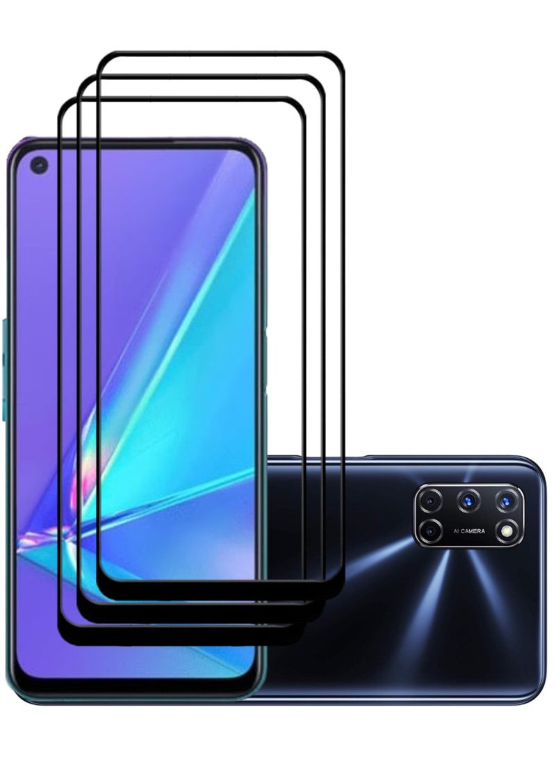 ACLIX 3 Pieces Antistatic ESD Dustproof Premium Quality High Definition Tempered Glass Screen Protector Designed For Oppo A92 - Image 1