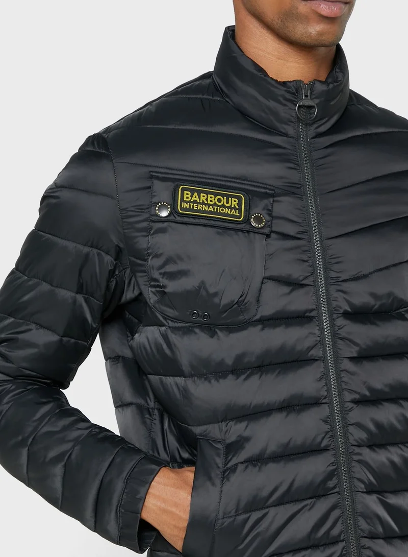 Barbour International Chain Baffle Quilted Jacket