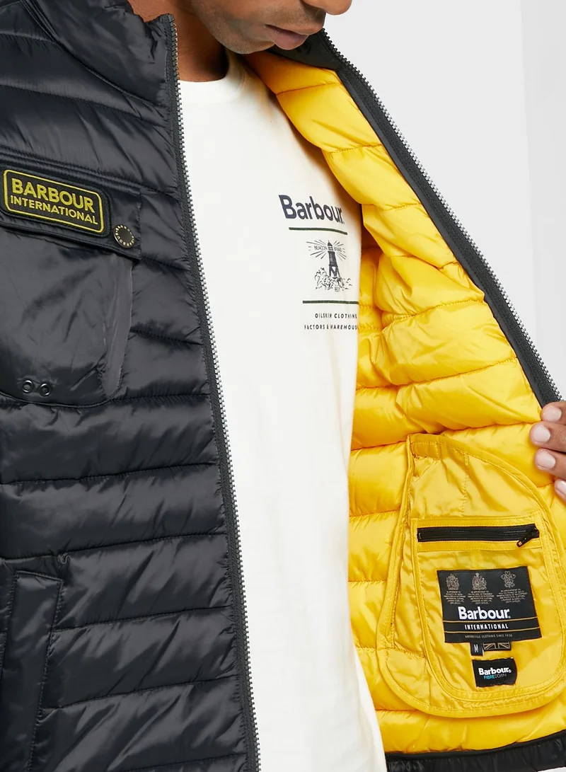 Barbour International Chain Baffle Quilted Jacket