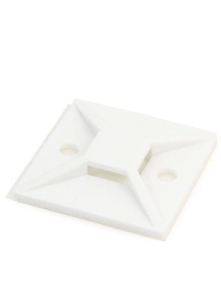 Mounting Base Wall Clamps 40x40 Adhesive Cable Tie Mount Cord White - pzsku/Z2AA348A2E43C01083F8CZ/45/_/1678527011/0e254768-2987-462e-893c-58c2358370e6