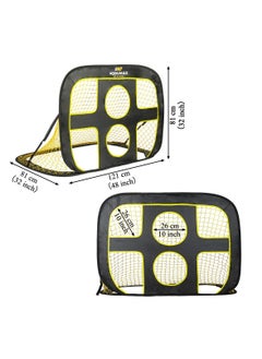 SYOSI 2-in-1 Pop Up Soccer Goal for Kids,  Indoor/Outdoor Kids Soccer Net Portable Soccer Goal Mini Soccer Goal Easy Set-Up Youth Soccer Net Soccer Pop Up Net Beginner Soccer Goal Collapsible Soccer Goal  - Image 5