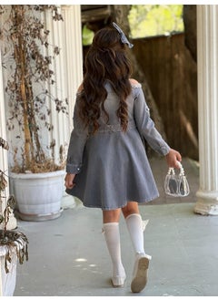 Uğur Böceği Çocuk Ladybug Child Vildan Shoulder Stone Tassel Girl 5-piece Dress  - Image 4