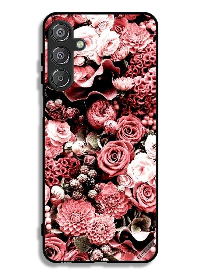 Covernex Samsung Galaxy A16 5G Protective Case Cover Peach Roses - Image 1