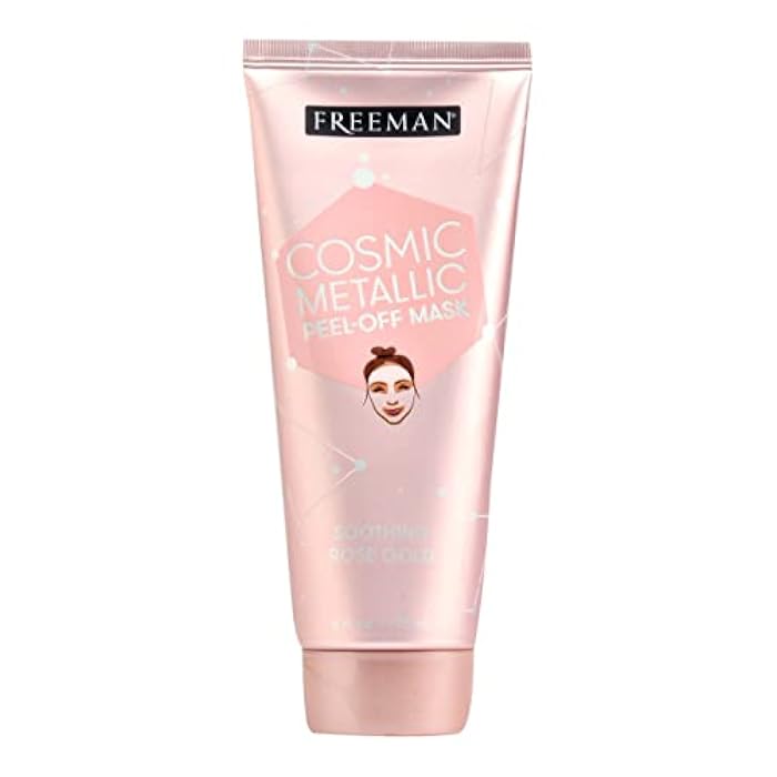 Freeman Cosmic Metallic Peel-Off Mask - Soothing Rose Gold by Freeman for Women - 6 oz Mask - Image 1