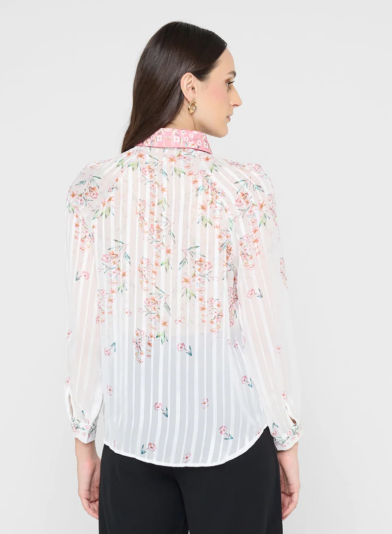 ايلا Floral Print Shirt