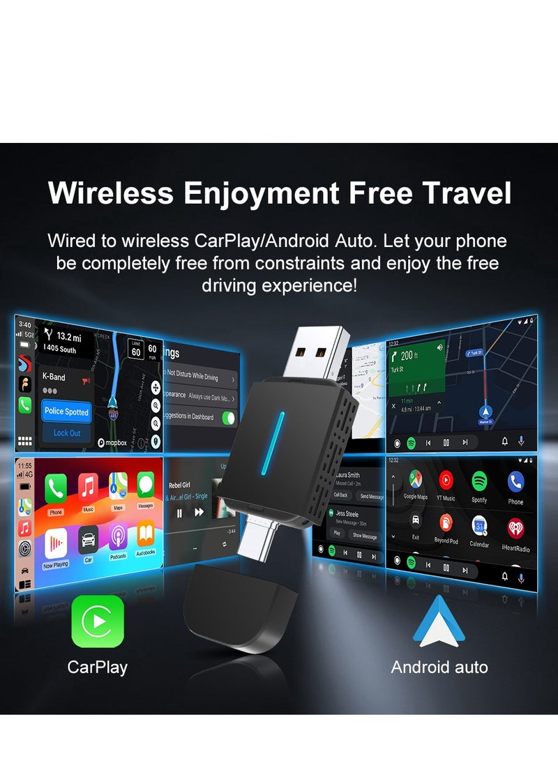Generic Mini Box Wired to Wireless CarPlay and Android Auto 5GHz WiFi5 Transmission Speed Plug and Play Fashionable and Portable  - Image 3