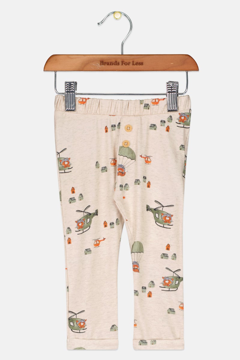 NAME IT Toddlers Boy Graphic Print Pull On Pants, Multicolor - Image 1