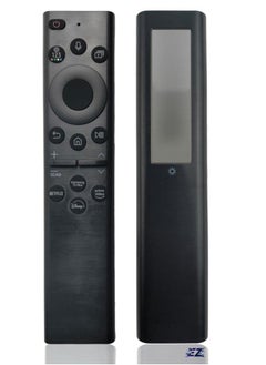 Original OEM BN59-01385A Solar Voice Remote Control for Samsung Smart TVs, Compatible with Neo QLED, The Frame & Crystal UHD Series - 2021 Model, Eco-Friendly & Rechargeable