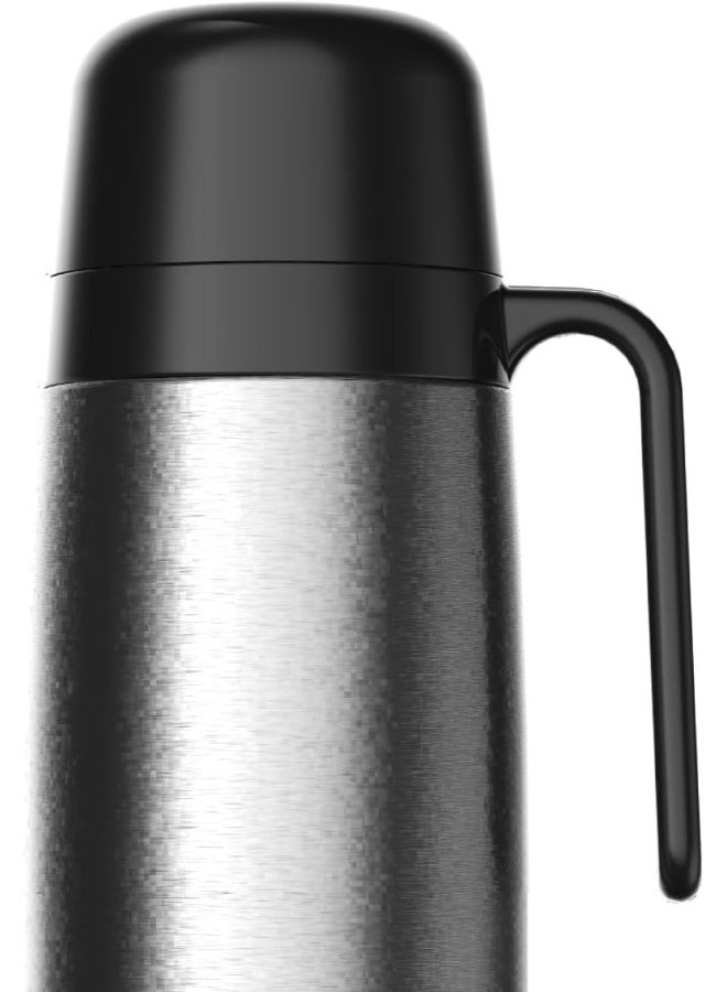 Termolar Termolar Stainless Steel R-Evolution Silver Vacuum Insulated Bottle, Portable Bottle, Indoor and Outdoor Use, 1 Ltr  - Image 2