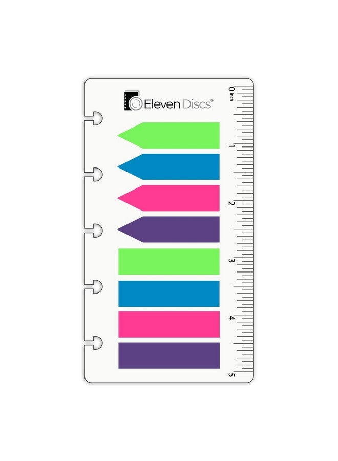 Eleven Discs Discbound Page Flags With Inch Ruler For Circa Arc Tul (160 Total) - Image 1