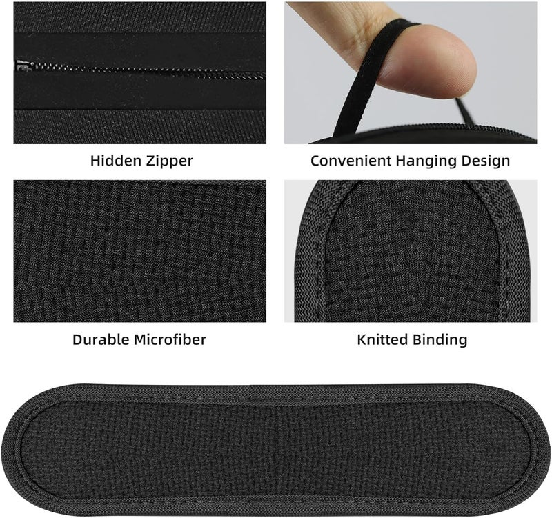 okcsc Headphone Headband Cover Sleeve, Headphone Headband Protector with Zipper Installation?Universal Replacement Headband Cushion Pad Cover Protector?Suitable for Most Headphones - Image 3