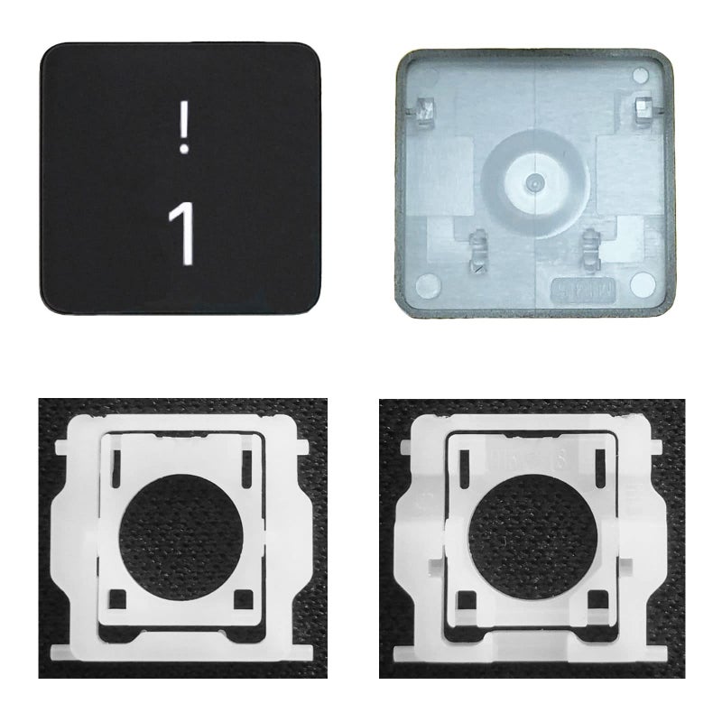 GRMTRV Replacement Individual Key Cap Hinge for MacBook Air 13'' 15'' M3 M4 A3113 A3114 A3240 A3241, 14'' 16'' Pro/Max M4 A3185 A3186 A3401 A3112 A3403 2024-2025 (1) - Image 5