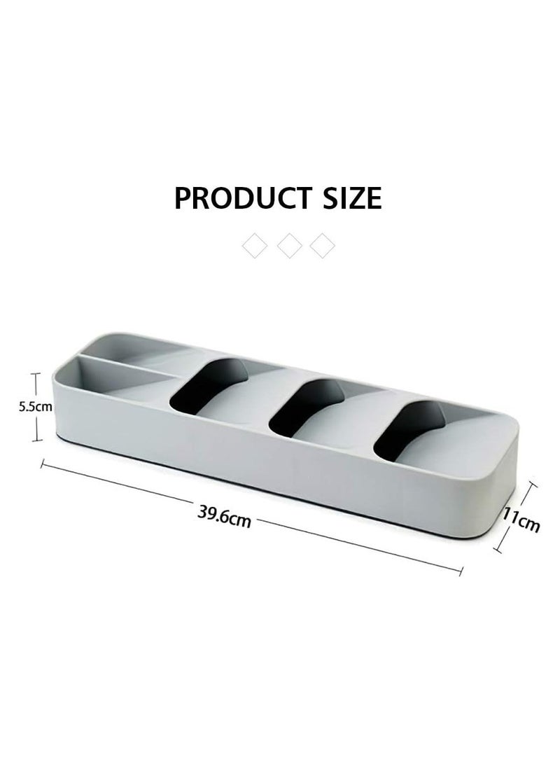 BLOOMING TIME Spoon Knife Fork Cutlery Tray Container ,Separation Storage Box - Image 2