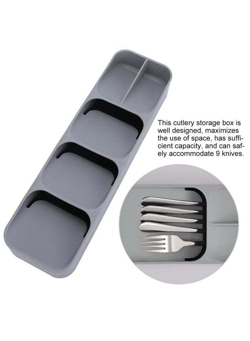 BLOOMING TIME Spoon Knife Fork Cutlery Tray Container ,Separation Storage Box - Image 4