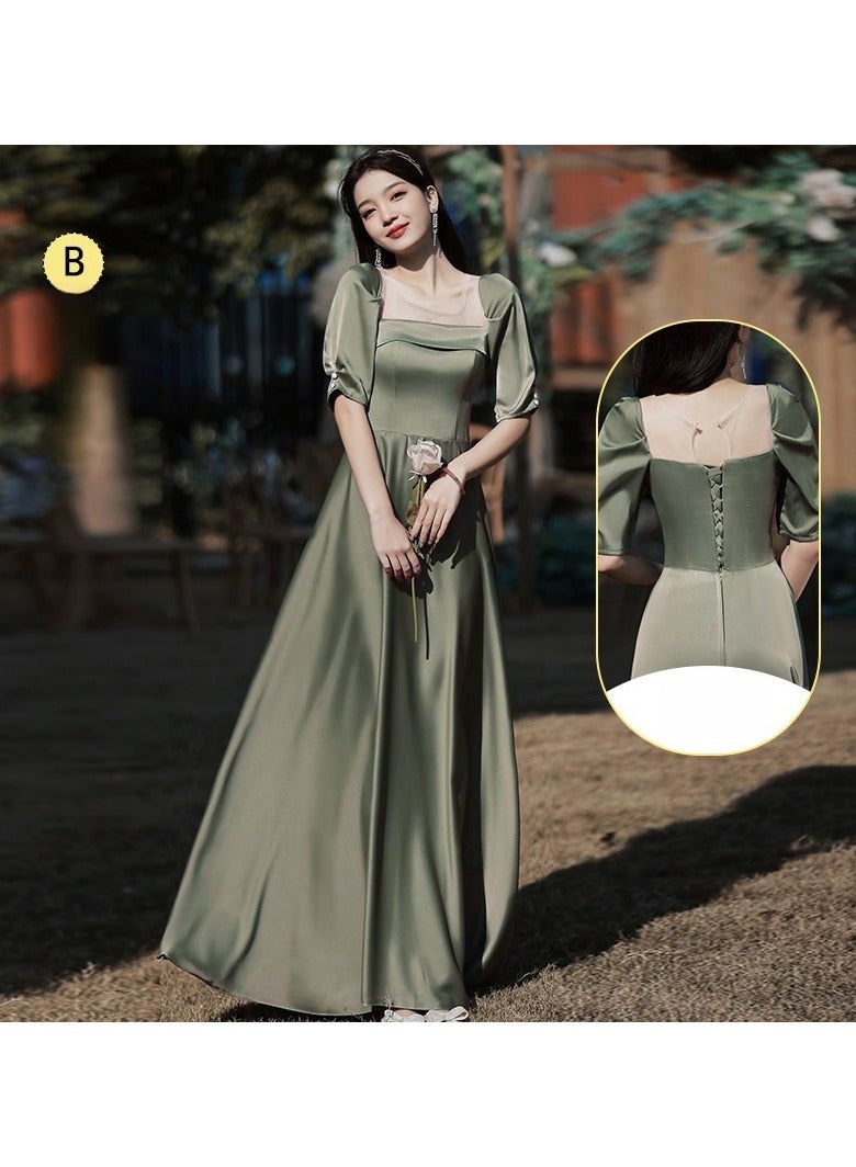 KUYING New Fashionable and Elegant Bridesmaid Dress  - Image 1
