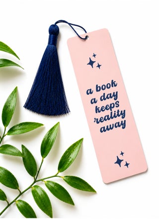 A Book a Day Bookmark with Tassel
