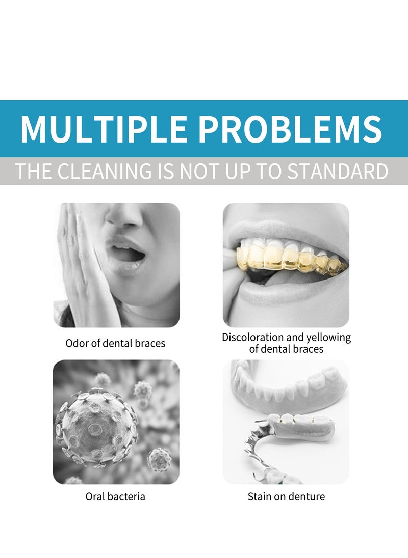 Retainer Cleaner, Retainer Whitening Foam, Retainer Stain Removal Foam, Stain Removal Aligner, Retainer Cleaner, Teeth Whitening Foam, Mouth Guard Cleaner, Retainer Cleaning Foam for Oral Care 30ml