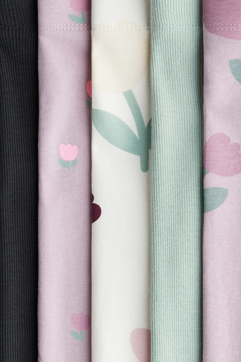 H&M 5-pack cotton leggings