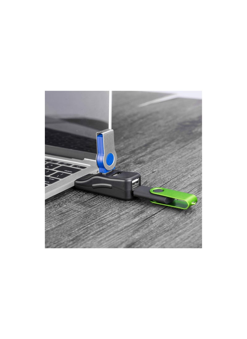 Y&D - 4 Port USB Hub, 2.0 Data Hub Splitter Small Portable, for Macbook, Mac Pro/ mini, XPS, Notebook PC, Flash Drives, Mobile HDD, and More - Image 1