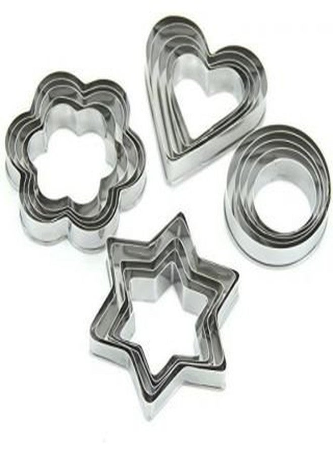 CONNECTWIDE�12 Pcs Set Stainless Steel Fondant Cake Biscuit Pastry Baking Cookies Cutter Pastry Mold Decorating Tool - Image 5