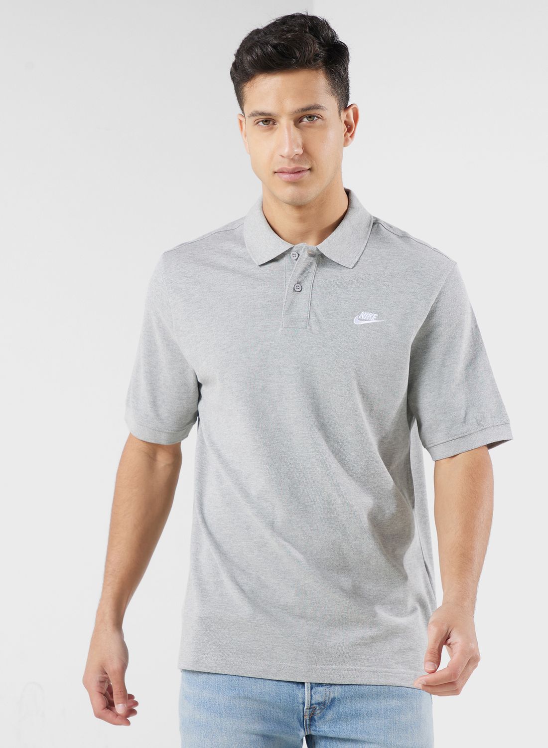 nike polo grey
