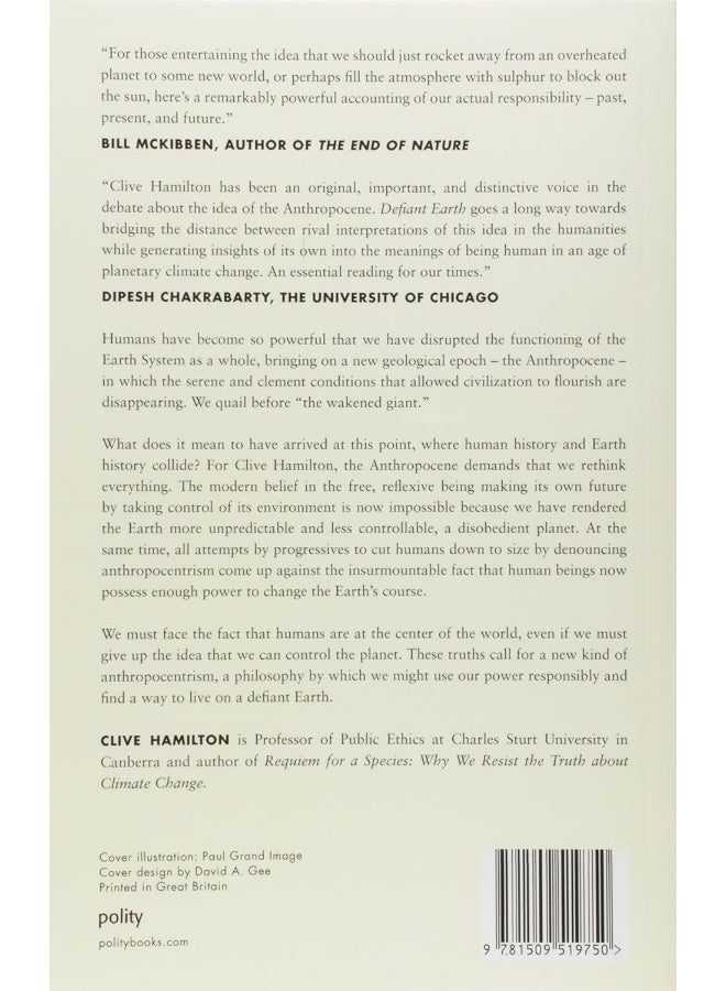 Defiant Earth: The Fate of Humans in the Anthropocene