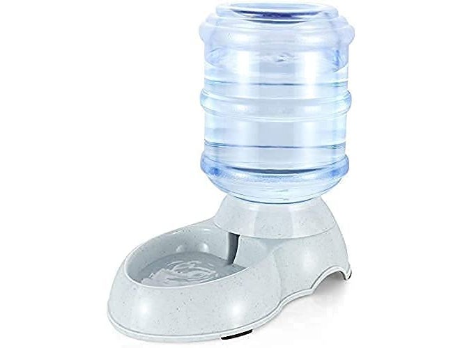 ULTRAZON Pet Water Dispenser Self-Dispensing Gravity Pet Feeder Waterer Cat Dog Birds Water Dispenser Feeding Bowl Drinking Automatic Water Supplies,3.8L Large - Image 1