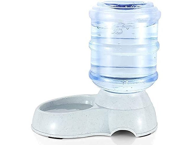 ULTRAZON Pet Water Dispenser Self-Dispensing Gravity Pet Feeder Waterer Cat Dog Birds Water Dispenser Feeding Bowl Drinking Automatic Water Supplies,3.8L Large - Image 2