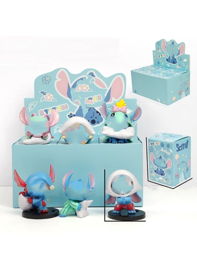 هالامودو صندوق الغموض! 6 قطعة خياطة وسادة المعركة أسلوب أعمى مربع، ديكور مكتب شكل PVC، هدية عيد ميلاد للفتيان والبنات، الكشف عن المفاجأة الغامضة - Image 1