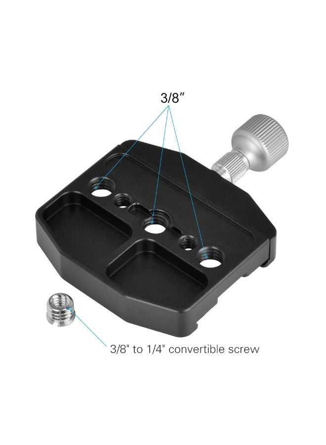 NIBEMINENT CL-70N Aluminum Alloy QR Plate Clamp Black  - Image 2