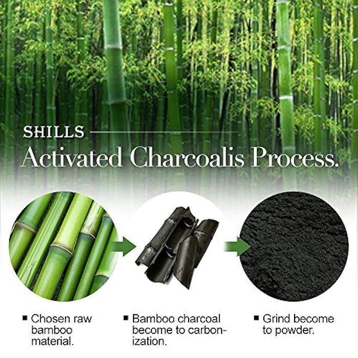 SHILLS Charcoal Mask for Men, Purifying Peel Off Mask, Face Mask Peel Off, Face Mask Deep Clean Pore, Blackhead Remover, 1 Bottle (1.69 fl. oz) and a Brush Set - Image 5