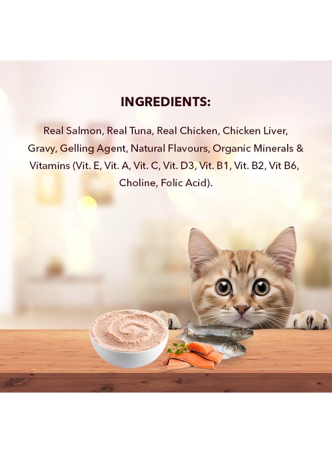 Meat Up Cat Wet Food Salmon Fish in Gravy - Image 5